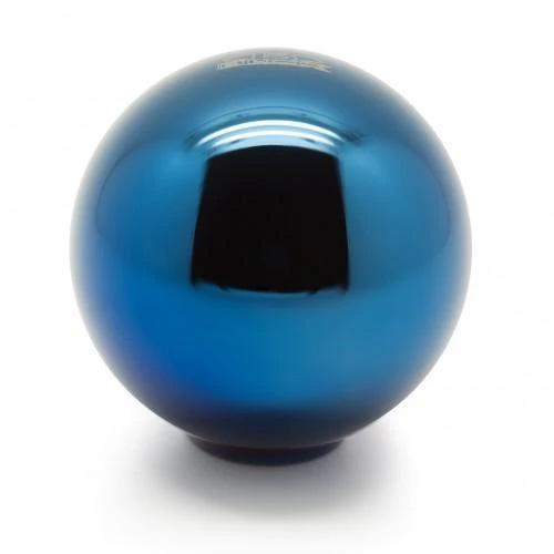 Blox Racing 490 Limited Series Spherical Shift Knob 12x1.25 - Electric Blue 50mm Stainless Steel - BXAC-00242-TB